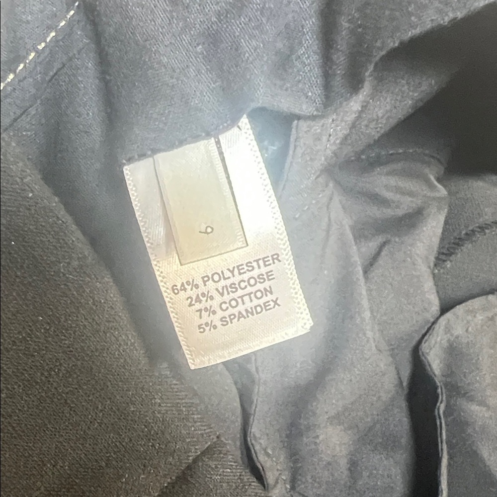 St. John women’s Black Dress Pants size 6 - Picture 4 of 11